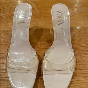 Zara Women's Transparent Strap Heels